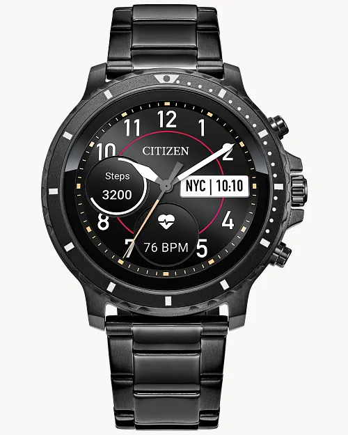 CZ Smart Touchscreen Black Dial Stainless Steel Bracelet CZ Smart Touchscreen Black Dial Stainless Steel Bracelet